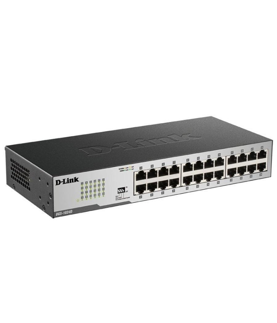 Switch d-link dgs-1024d 24 puertos/ rj-45 gigabit 10/100/1000