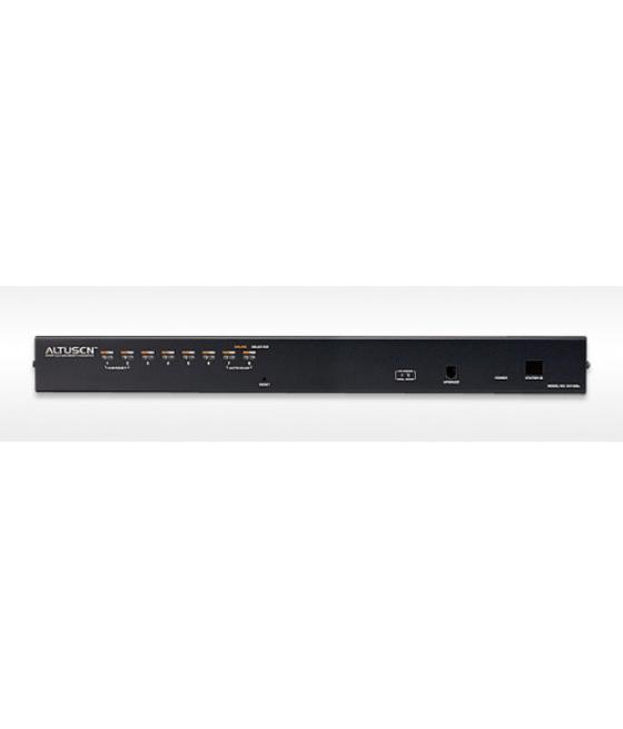 Aten kh1508a interruptor kvm montaje en rack negro