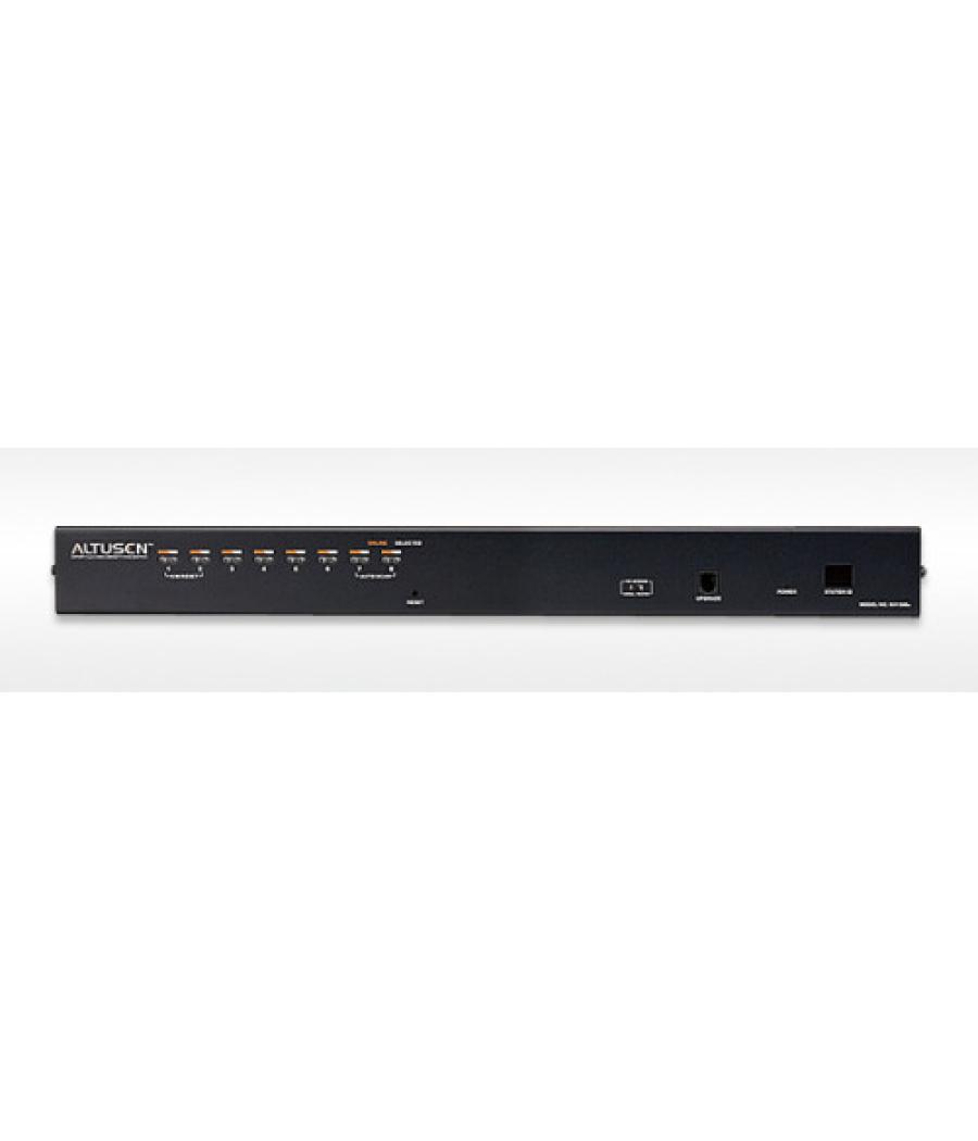 Aten kh1508a interruptor kvm montaje en rack negro