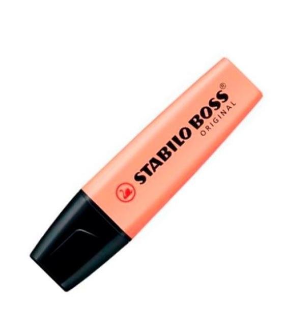 Stabilo marcador fluorescente boss original naranja pálido