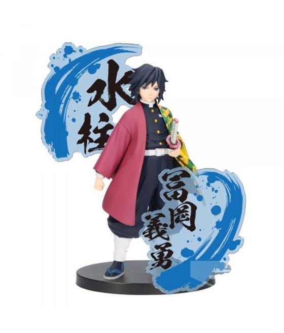 Figura banpresto demon slayer kimetsu no yaiba ex giyu tomioka 16cm