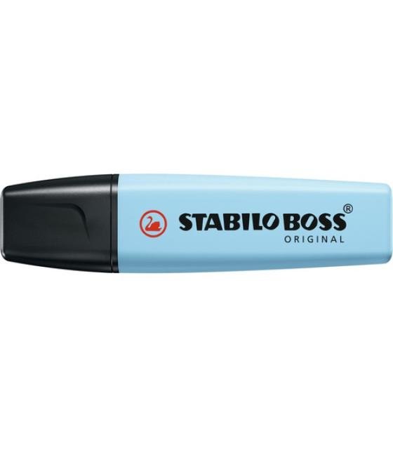 Rotulador stabilo boss fluorescente 70 pastel azul ventoso