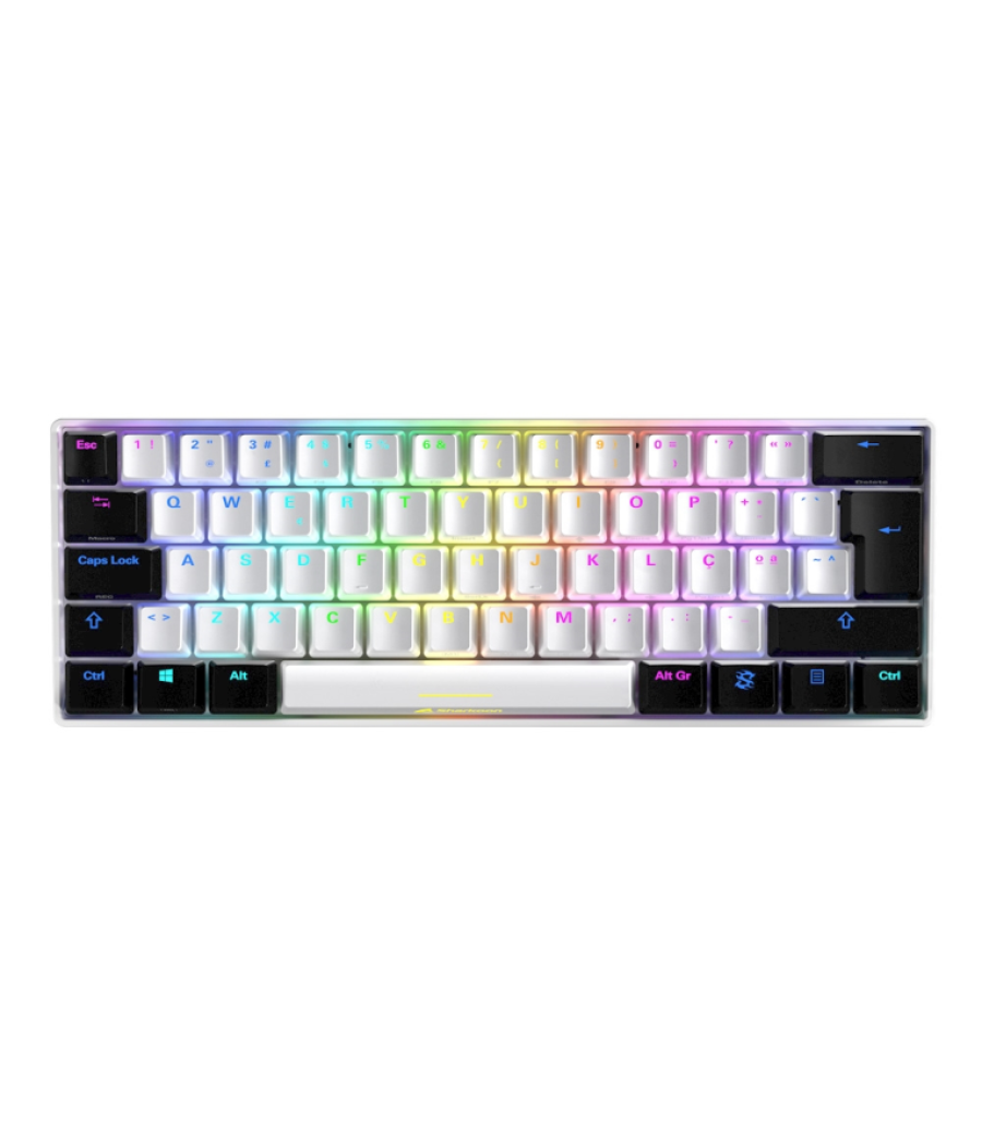 Teclado gaming sharkoon skiller sgk50 s4 kailh red blanco pt