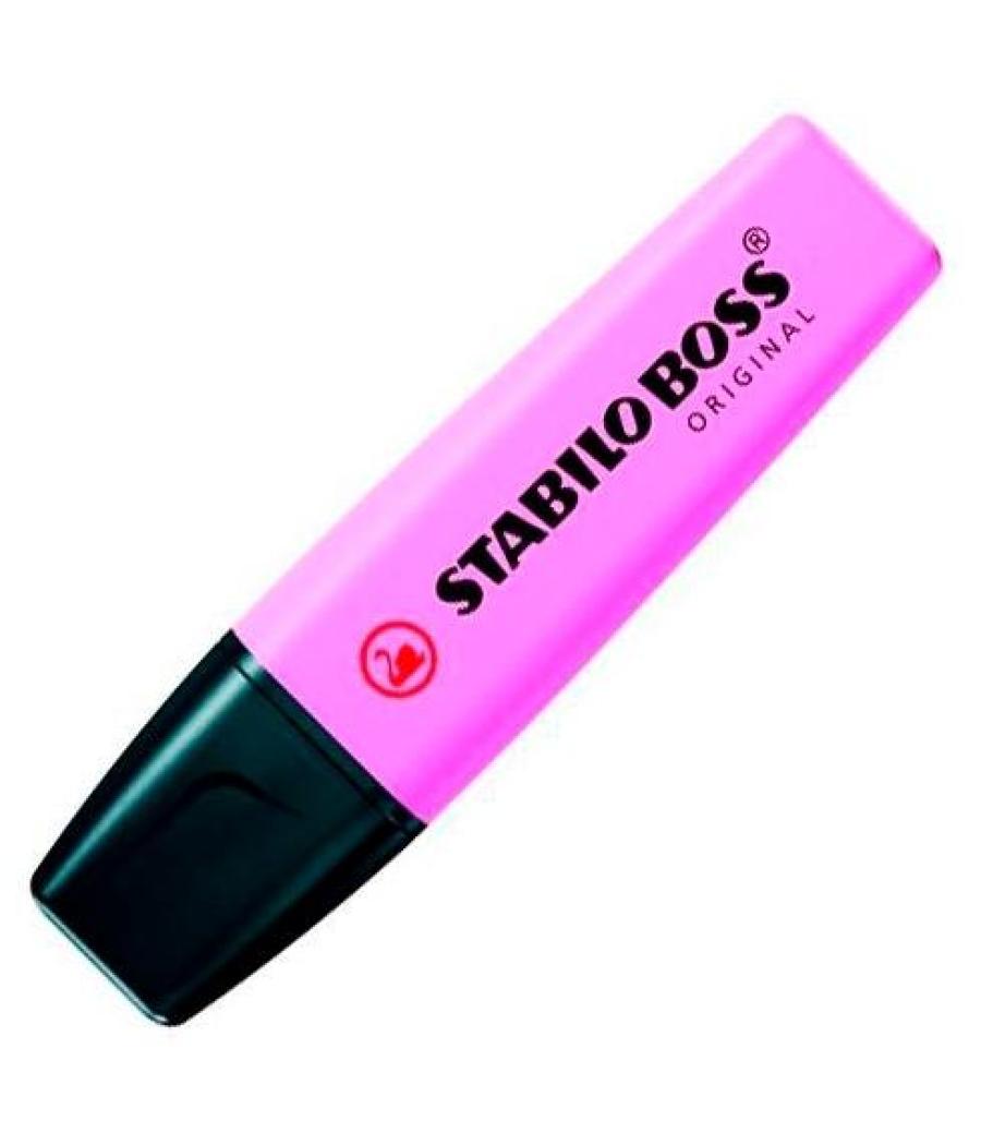 Stabilo boss marcador fluorescente fucsia congelado