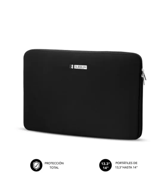 Business laptop sleeve neoprene v2 15,6" black