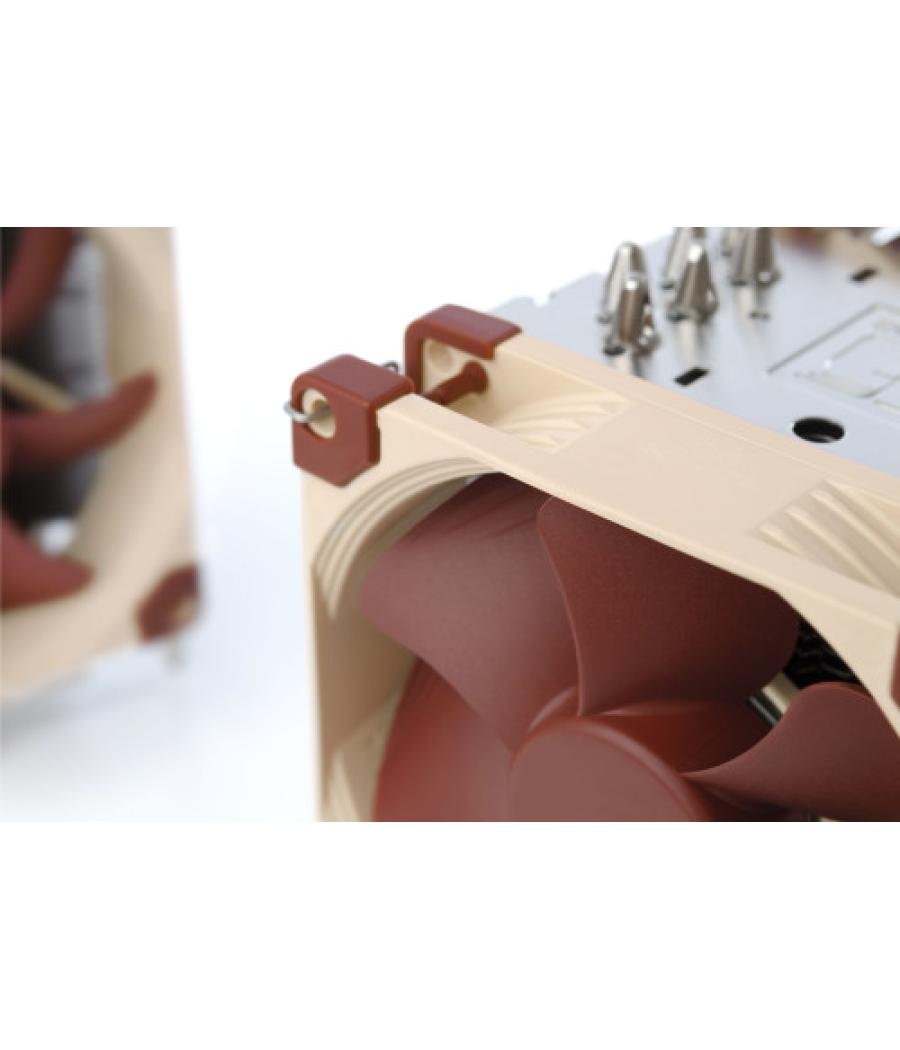 Noctua cooler cpu nh-u9 tr4-sp3 , 92mm fan, 2x 92x92x25mm, 2000rpm/1550rpm/400rpm, 22,8 db(a), 78,9 m3/h, 4 pines, amd strx4, sw