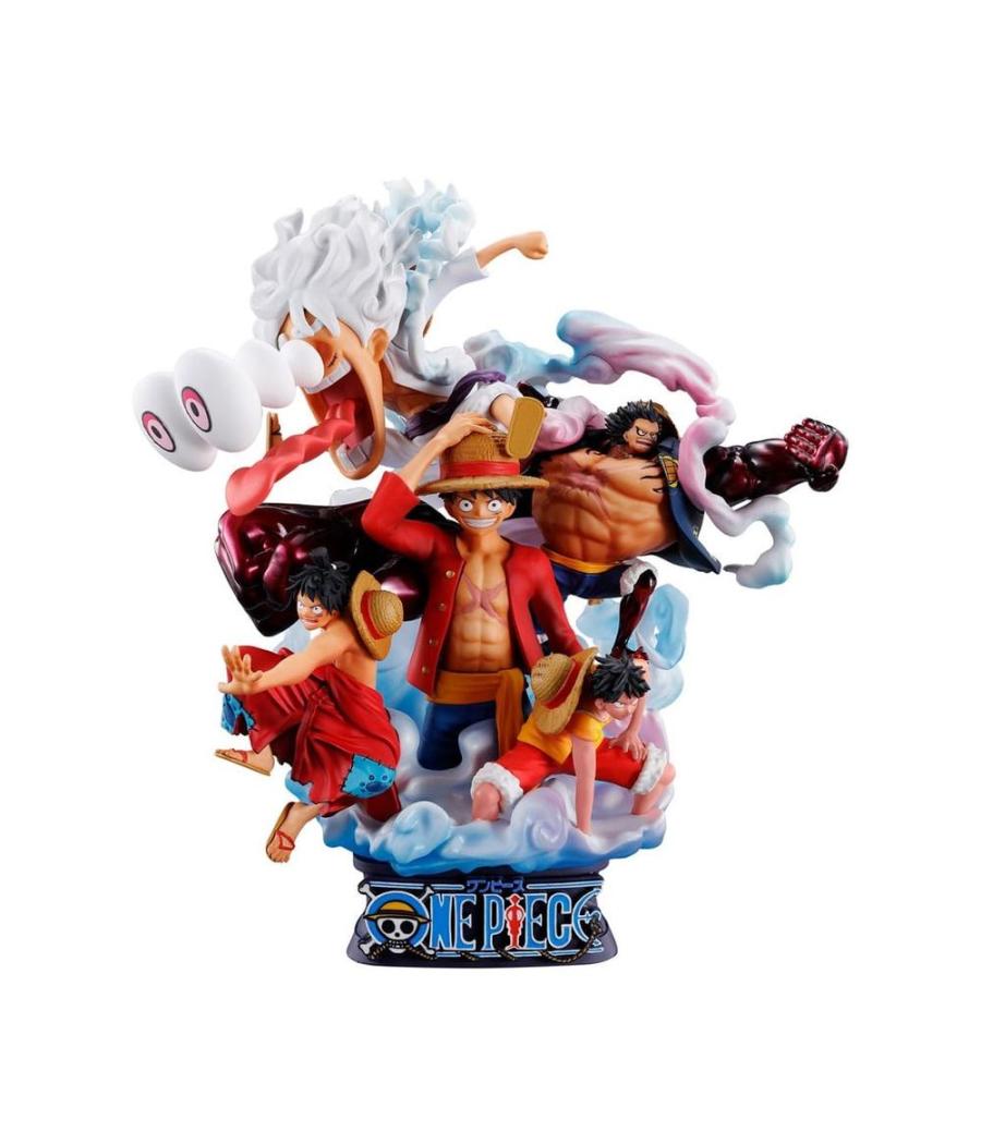 Figura megahouse one piece petitrama dx logbox re birth vol 2 luffy special