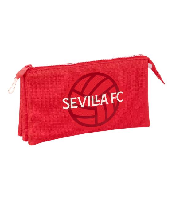 Bolso escolar portatodo safta triple sevilla f.c. corporativa 120x220x30 mm