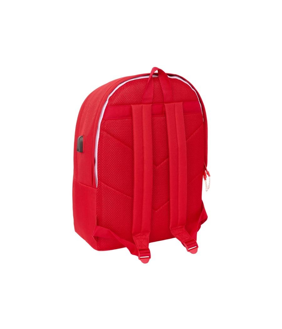 Mochila safta doble para portatil 15,6\" + usb sevilla f.c. corporativa 440x310x180 mm
