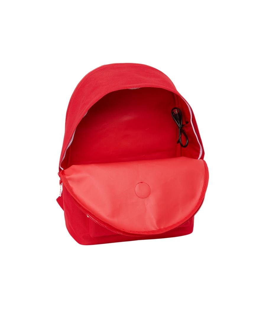 Mochila safta doble para portatil 15,6\" + usb sevilla f.c. corporativa 440x310x180 mm