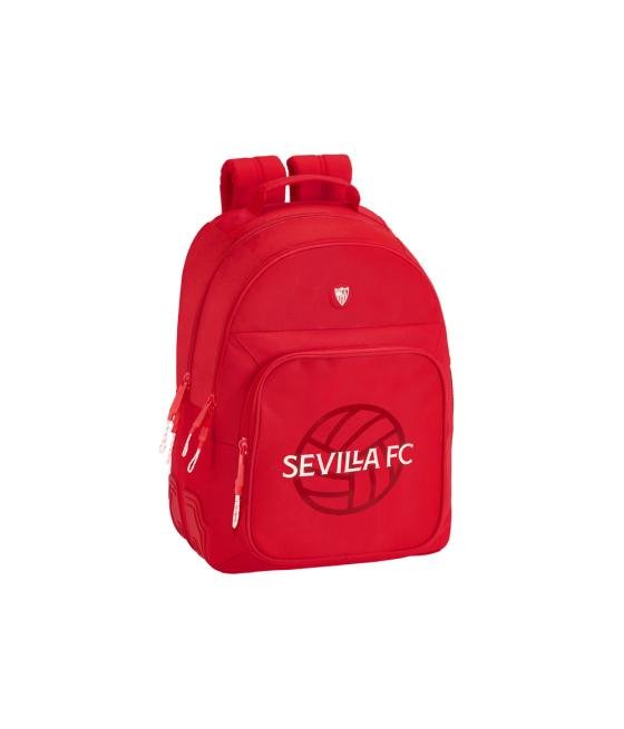Mochila safta doble con cantóneras adaptable a carro sevilla f.c. corporativa 420x320x150 mm