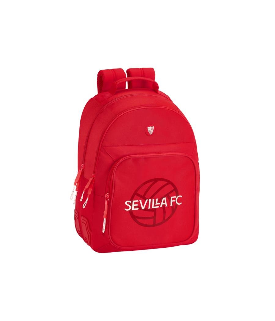 Mochila safta doble con cantóneras adaptable a carro sevilla f.c. corporativa 420x320x150 mm