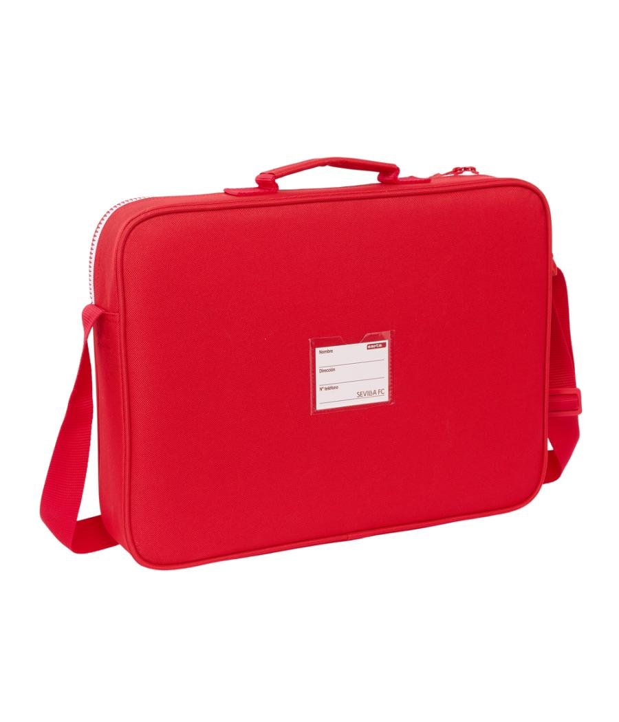 Cartera extraescolar safta resistente sevilla f.c. corporativa 280x380x60 mm