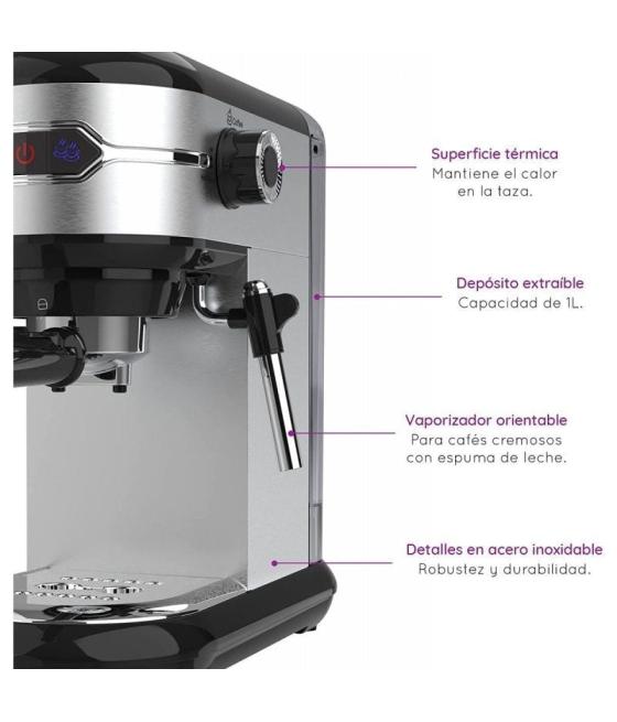 Cafetera expreso grunkel cafpresoh-20/ 1450w/ 20 bares