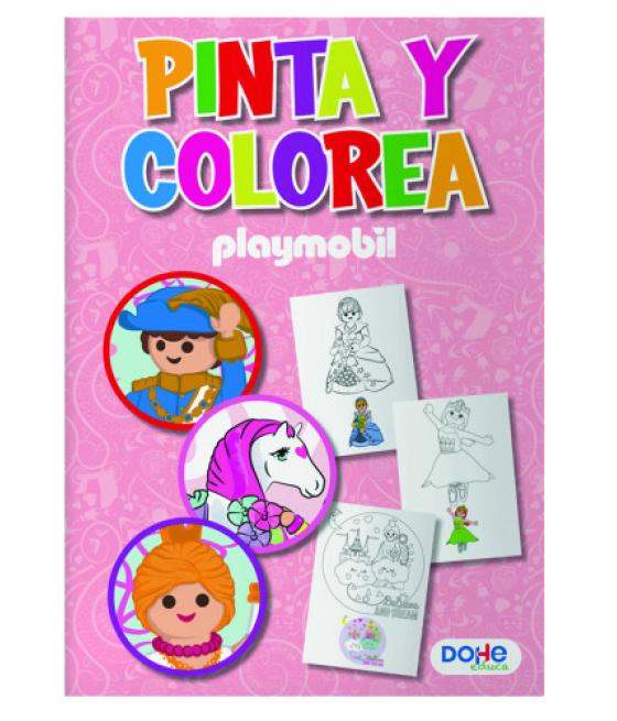 Libros de colorear a4 - playmobil - modelo princess dohe 51736