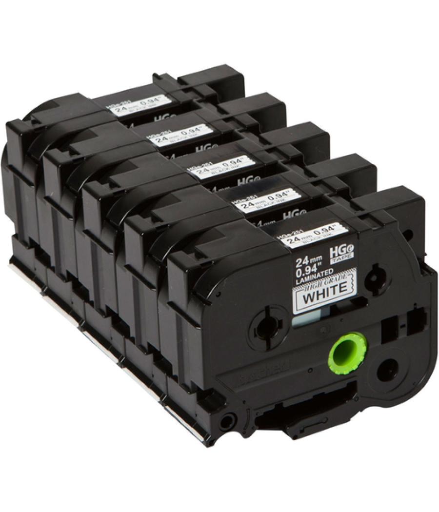 Brother HGE-251V5 cinta para impresora de etiquetas