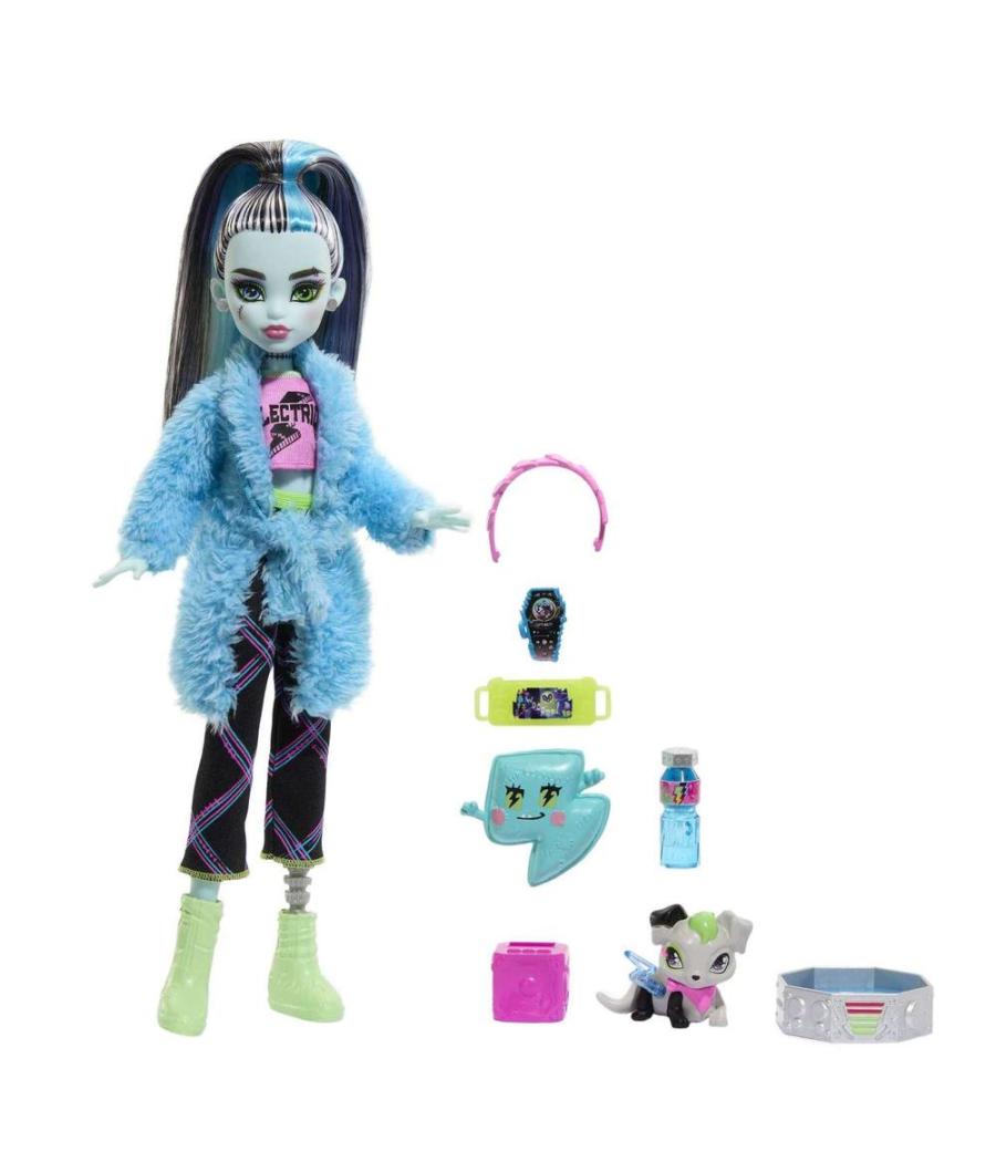 Muñeca mattel monster high fiesta de pijamas frankie stein