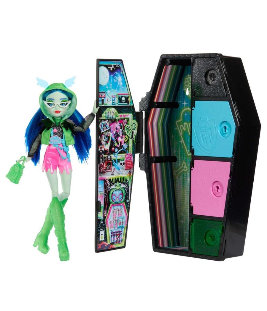 Muñeca mattel monster high skulltimate secrets neon frights ghoulia