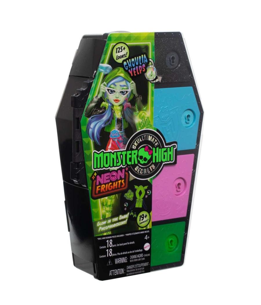 Muñeca mattel monster high skulltimate secrets neon frights ghoulia