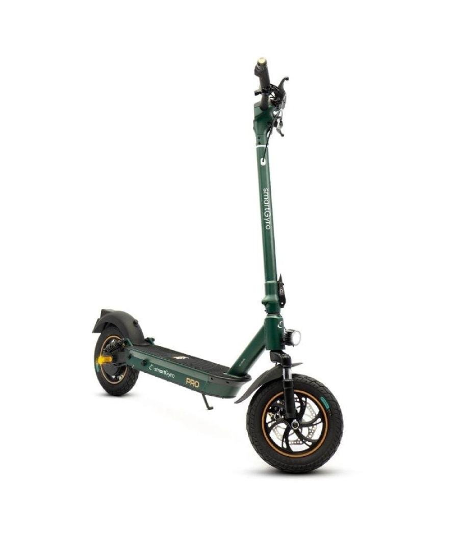 Patinete eléctrico smartgyro k2 pro xl forest certificado/ motor 1000w/ ruedas 12'/ 25km/h /autonomía 60km/ verde bosque