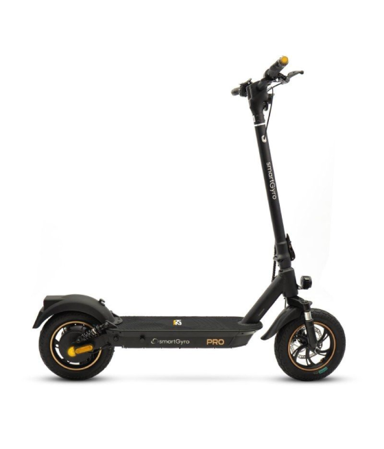 Patinete eléctrico smartgyro k2 pro xl black certificado/ motor 1000w/ ruedas 12'/ 25km/h /autonomía 60km/ negro