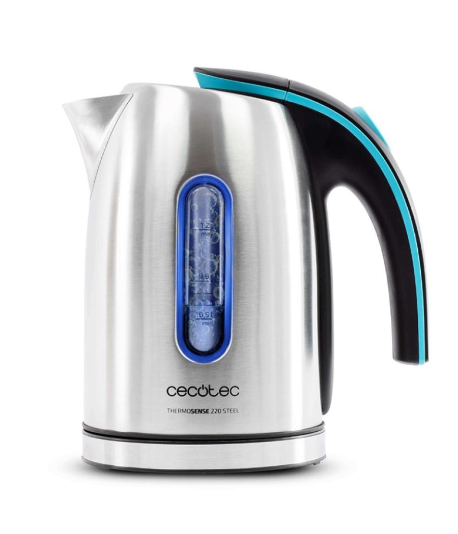 Hervidor de agua cecotec thermosense 220 steel