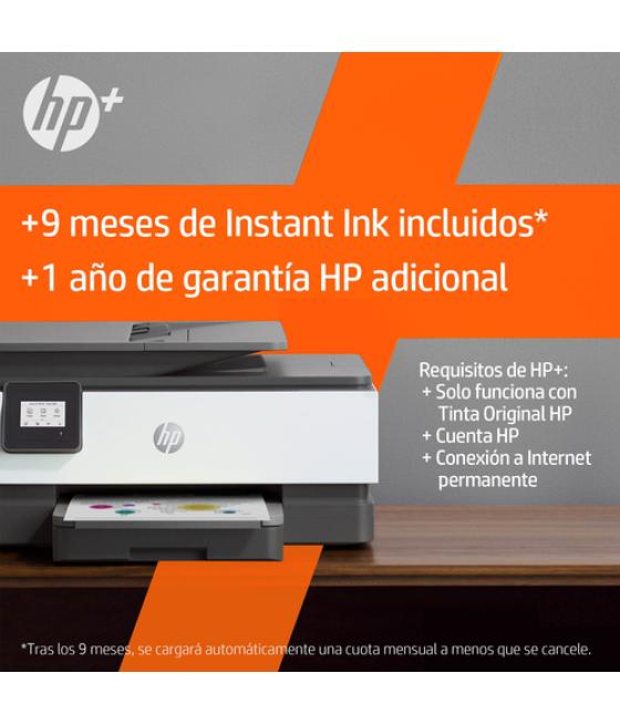 HP OfficeJet Impresora multifunción HP 8014e, Color, Impresora para Hogar, Impresión, copia, escáner, HP+; Compatible con el ser