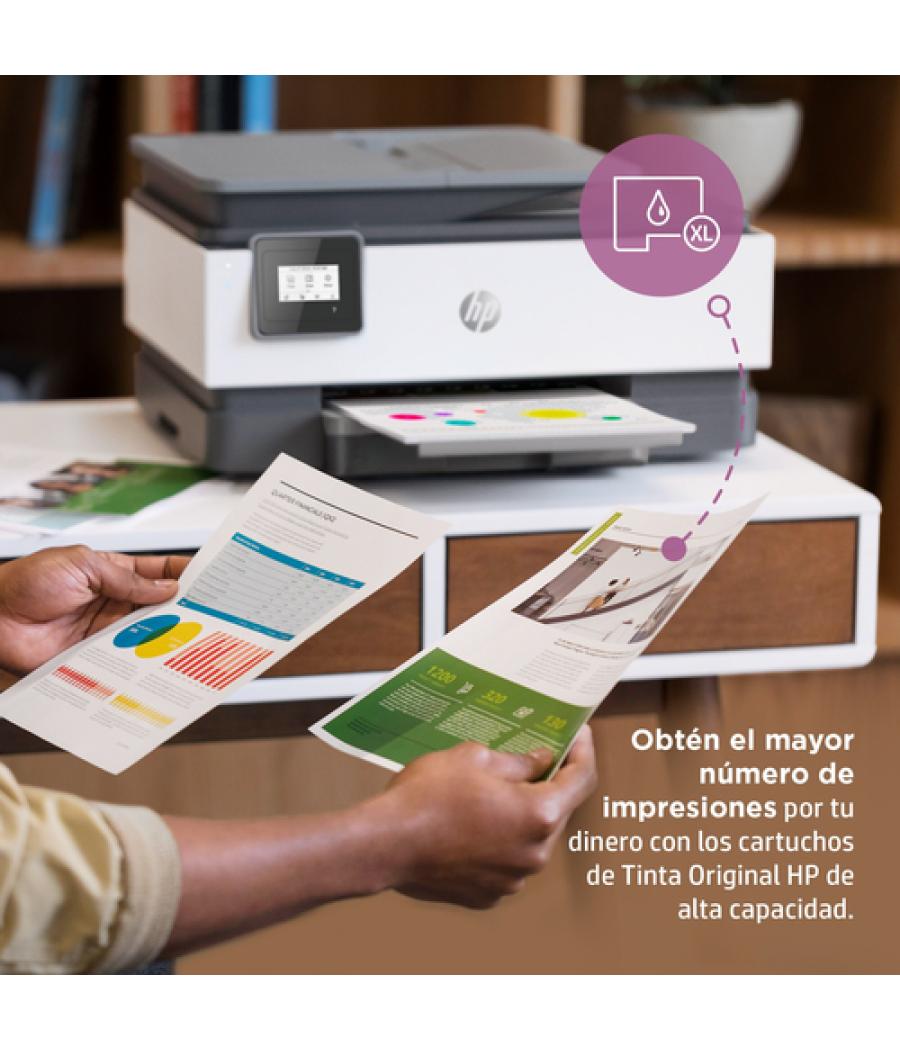 HP OfficeJet Impresora multifunción HP 8014e, Color, Impresora para Hogar, Impresión, copia, escáner, HP+; Compatible con el ser