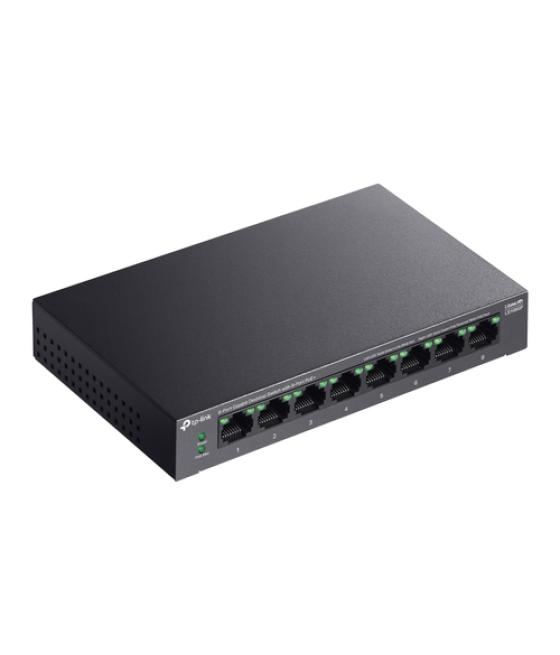 TP-Link LiteWave LS108GP switch No administrado Gigabit Ethernet (10/100/1000) Energía sobre Ethernet (PoE) Negro