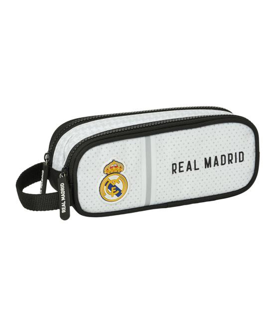 Bolso escolar portatodo safta doble real madrid 1 equipacion 24/25 80x210x60 mm