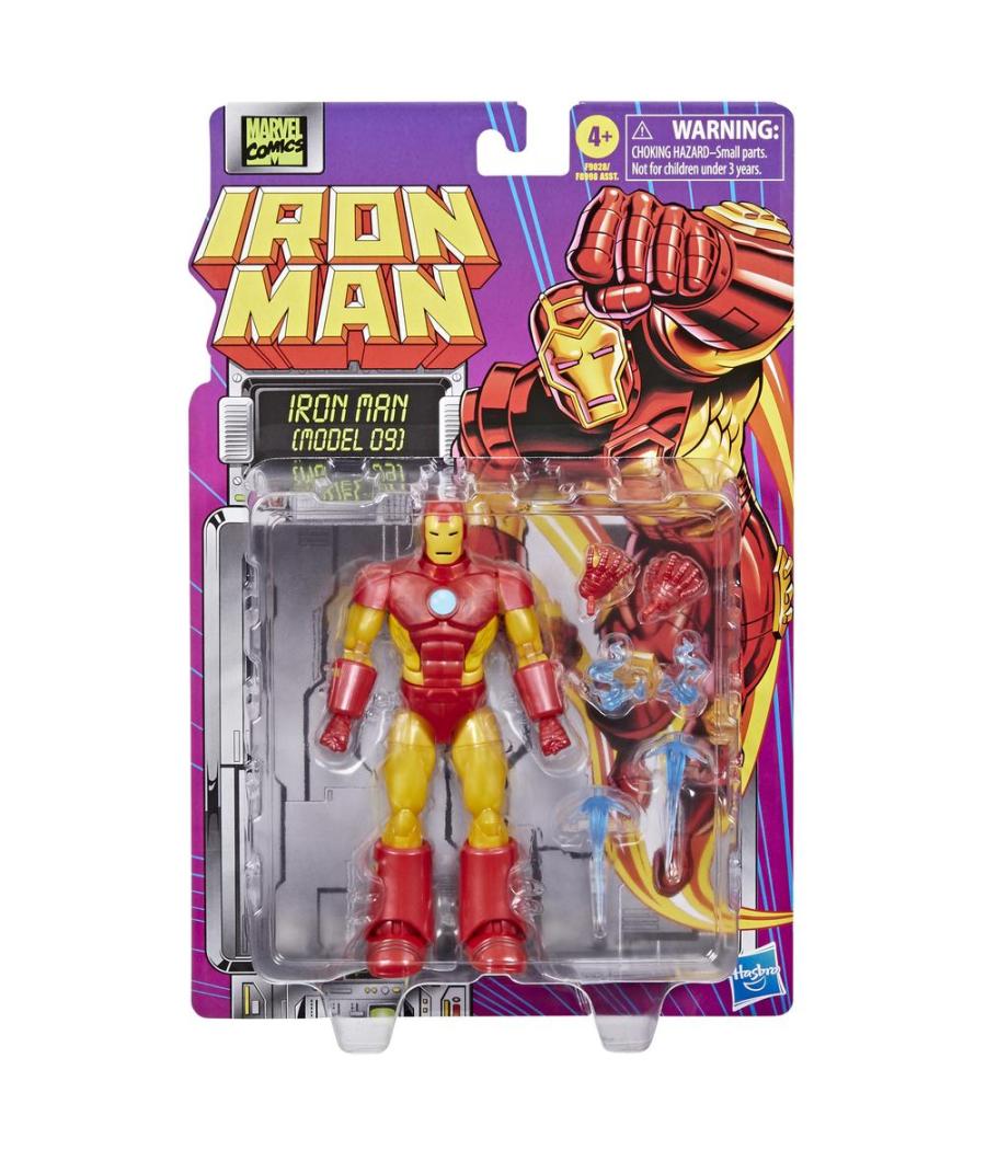 Figura hasbro marvel legends series iron man (model 09)