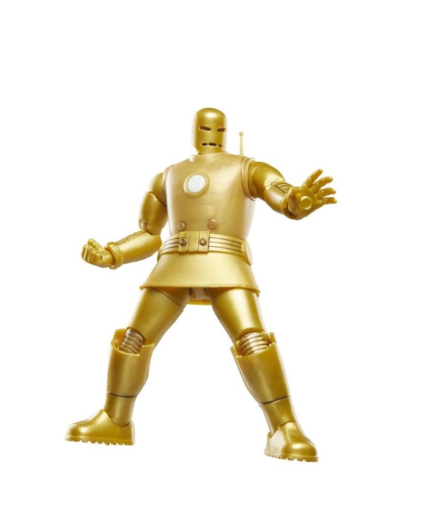 Figura hasbro marvel legends series iron man (model 01 - gold)