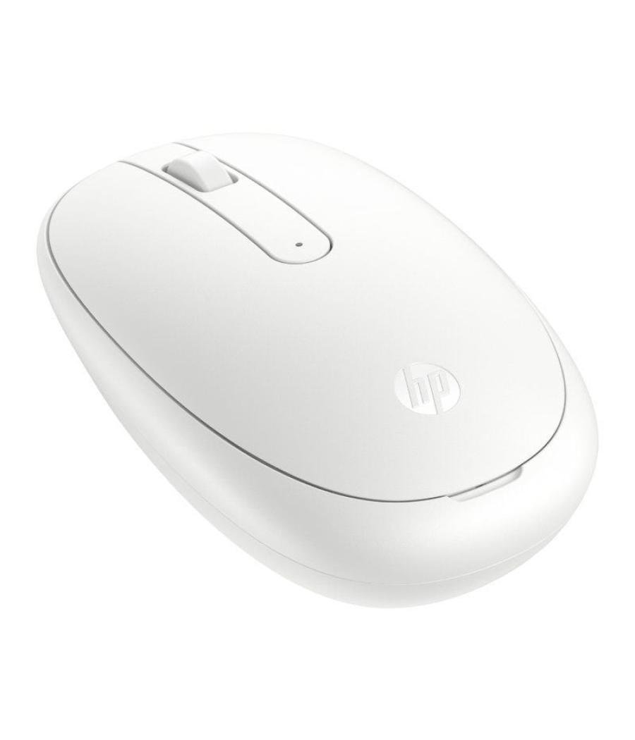 Ratón inalámbrico por bluetooth hp 240/ hasta 1600 dpi/ blanco lunar