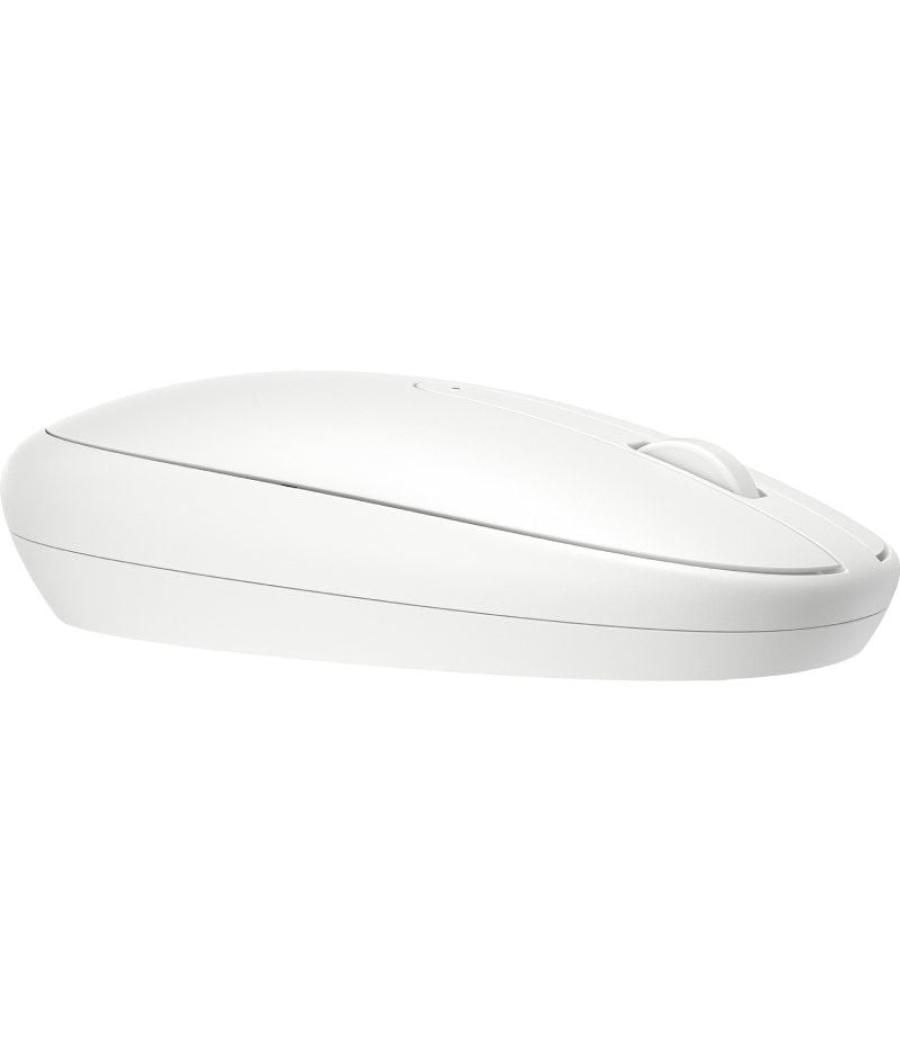 Ratón inalámbrico por bluetooth hp 240/ hasta 1600 dpi/ blanco lunar