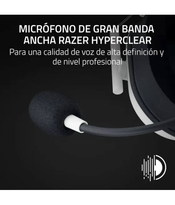 Auriculares razer blackshark v2 hyperspeed blanco (rz04-04960200-r3m1)