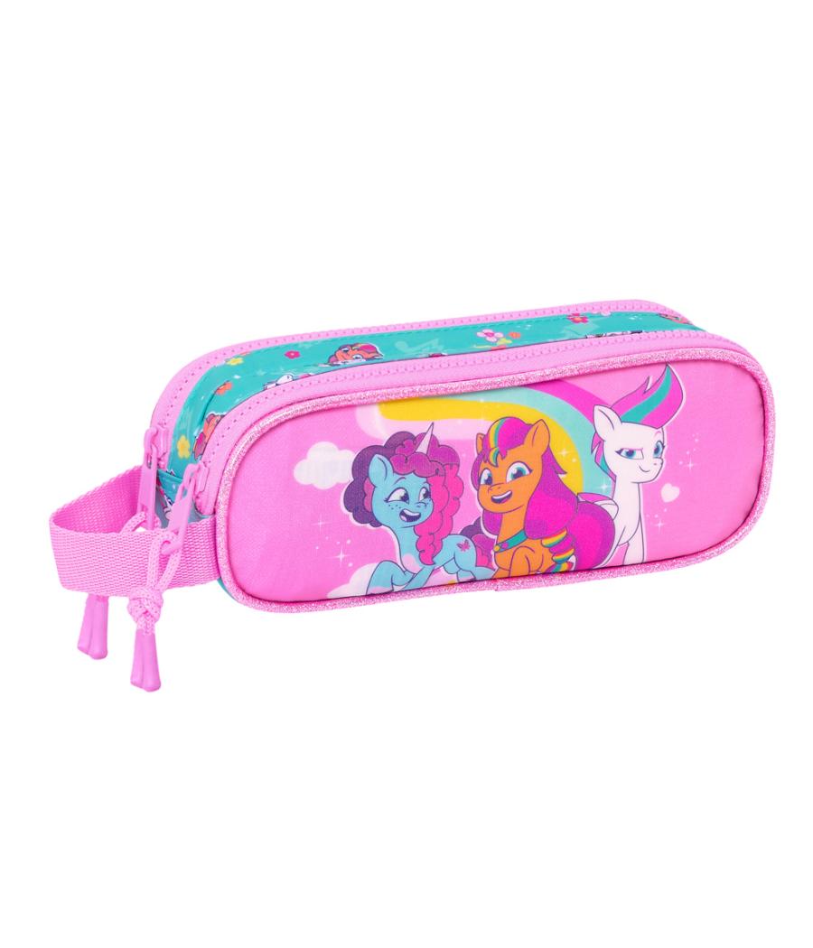 Bolso escolar portatodo safta doble my little pony magic 80x210x60 mm