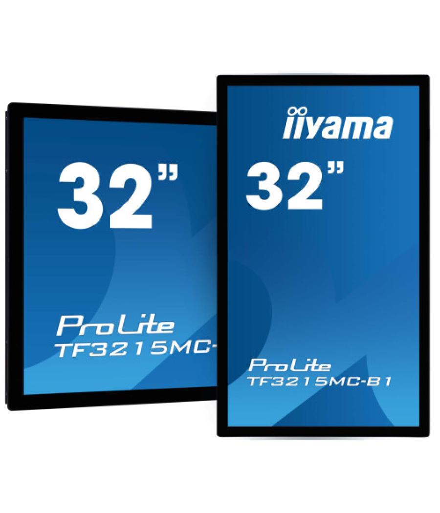 Iiyama prolite tf3215mc-b2 pantalla para pc 80 cm (31.5") 1920 x 1080 pixeles full hd led pantalla táctil quiosco negro