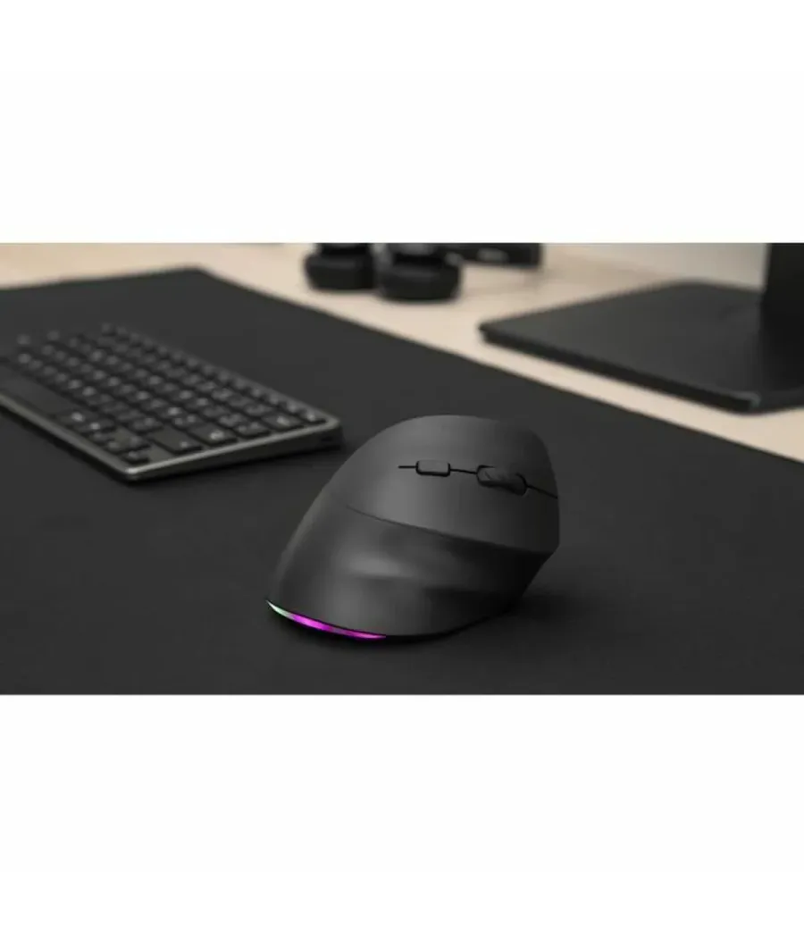 The g-lab ergonomic vertical mouse - micro usb rechargeable rgb