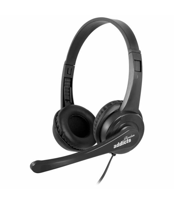 Auriculares ngs vox505 usb/ con micrófono/ usb/ negros