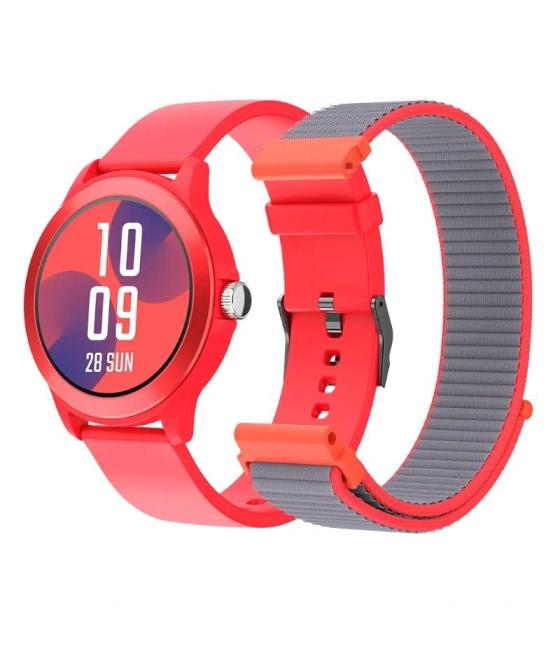 Spc smartwatch smartee duo vivo rojo + correa extr