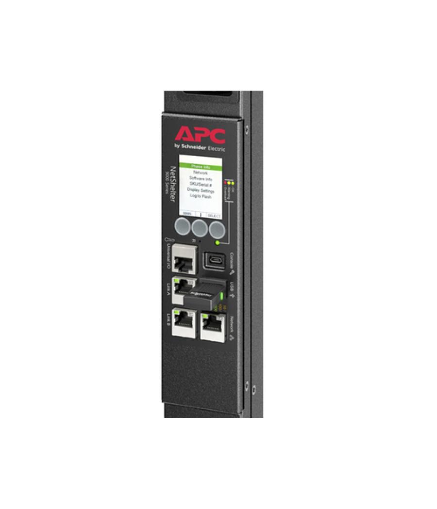 APC APDU9959EU3 unidad de distribución de energía (PDU) 24 salidas AC 0U Negro