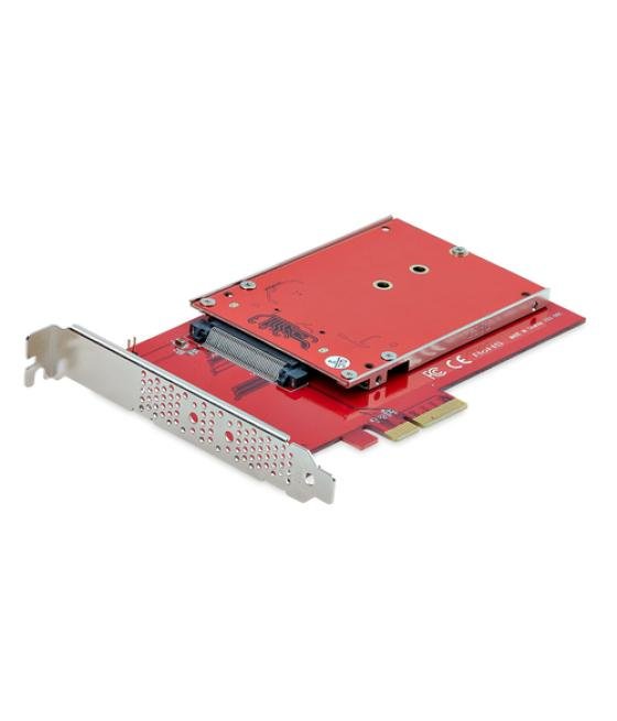 StarTech.com Adaptador M.2 a U.3 para SSDs M.2 NVMe - Conversor Adaptador de Host de Unidad M.2 PCIe a U.3 de 2,5 (SFF-TA-1001) 