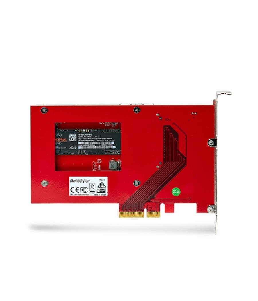 StarTech.com Adaptador M.2 a U.3 para SSDs M.2 NVMe - Conversor Adaptador de Host de Unidad M.2 PCIe a U.3 de 2,5 (SFF-TA-1001) 