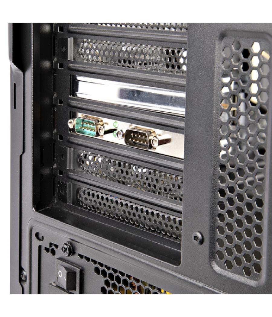 StarTech.com Tarjeta PCI Express Serie de 2 Puertos, Tarjeta de Interfaz PCIe a Serie RS232 (DB9), Tarjeta Serial, UART 16C1050,