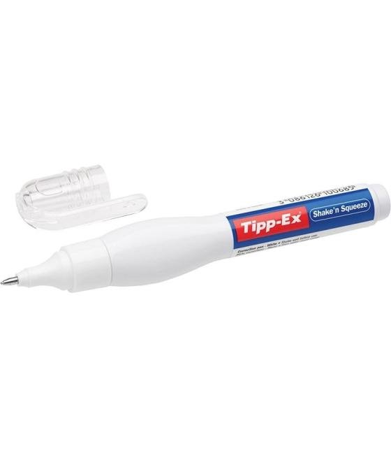 Caja de correctores de escritura en lápiz bic tipp-ex shake'n sqeeze/ 8ml/ 10 unidades