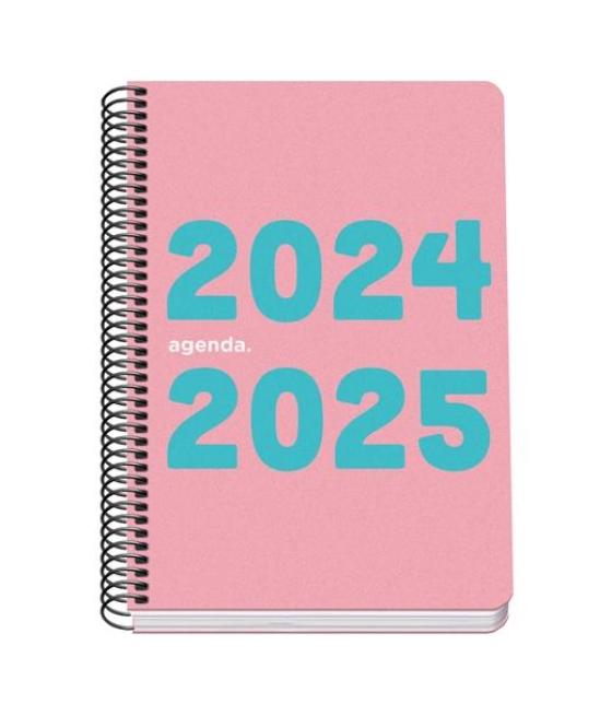 Dohe agenda escolar a5 espiral sv memory basic cubierta pp rosa 2024-2025