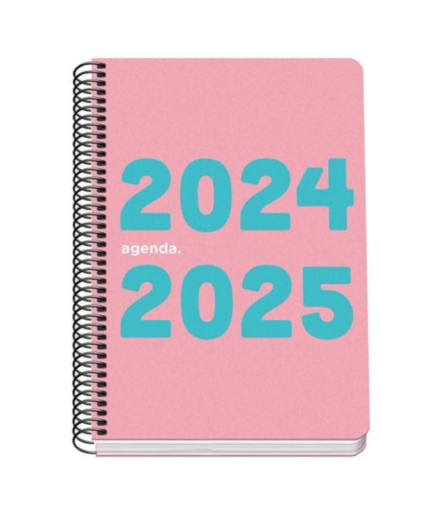Dohe agenda escolar a5 espiral sv memory basic cubierta pp rosa 2024-2025