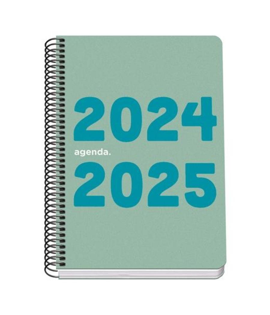 Dohe agenda escolar a5 espiral sv memory basic cubierta pp verde 2024-2025