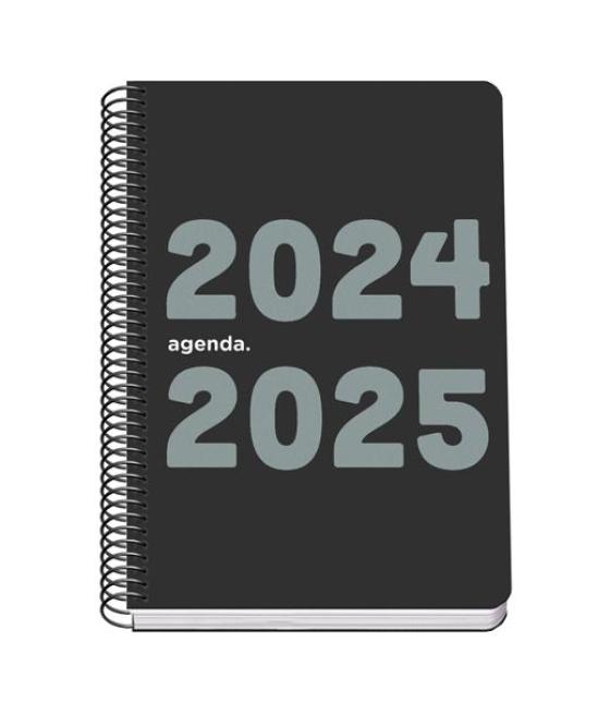 Dohe agenda escolar a5 espiral sv memory basic cubierta pp negro 2024-2025