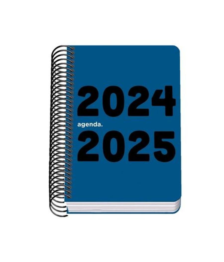 Dohe agenda escolar a6 espiral dp memory basic cubierta pp azul 2024-2025